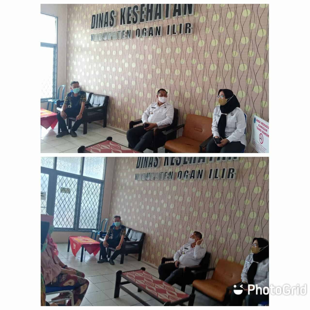 Koordinasi Vaksinasi Covid 19 ke Dinas Kesehatan Kab. Ogan Ilir